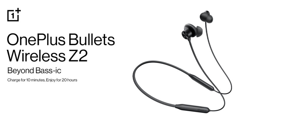Oneplus Bullets Z2 Bluetooth Wireless in Ear Earphones with Mic, Bombastic Bass